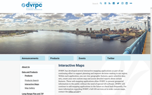 DVRPC Interactive Web Maps