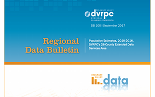 DVRPC Population Estimates, 2010-2016, DVRPC’s 28-County Extended Data Services Area