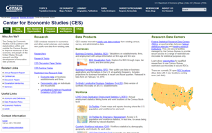 Census Bureau Center for Economic Studies (CES)